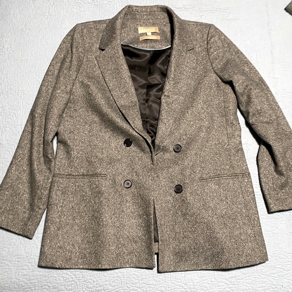 Talbots Italian Wool Double Breasted Blazer 10p